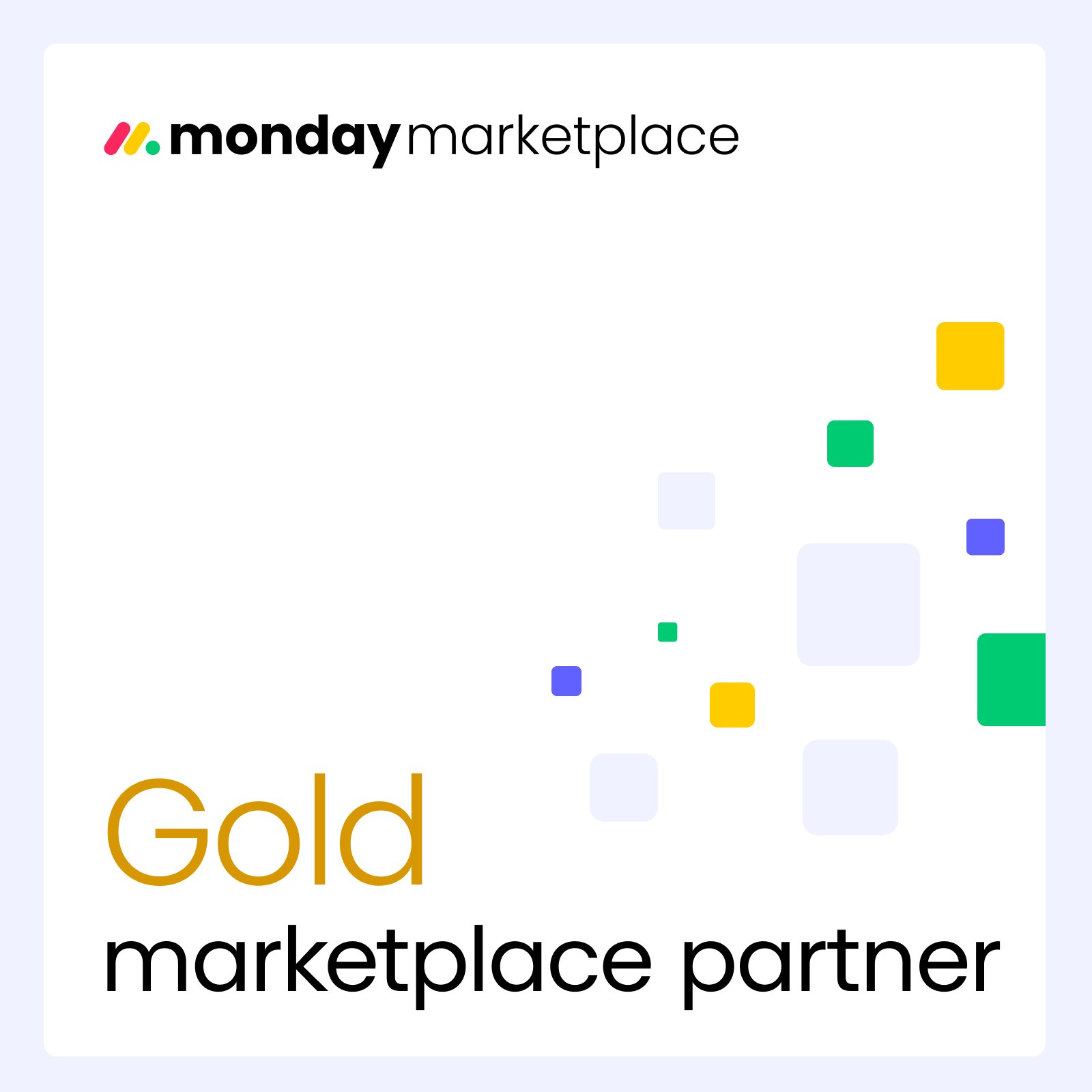 Monday.com Gold Partner