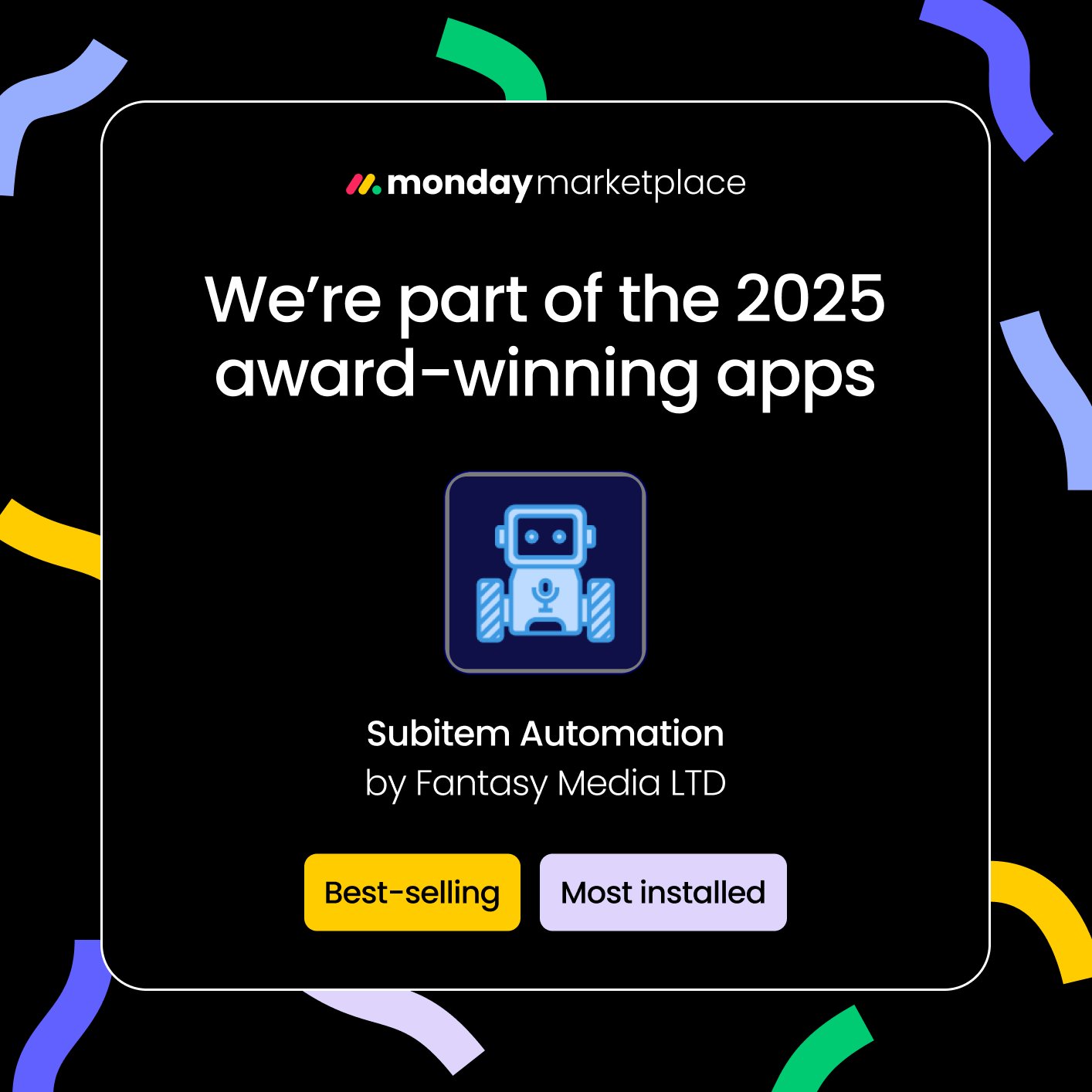 Subitem Automations - Award Winner
